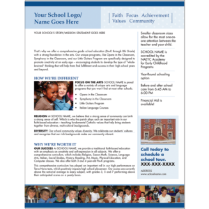 OCS – School Profile Sheet A