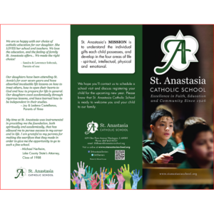St. Anastasia – Tri-fold Brochure