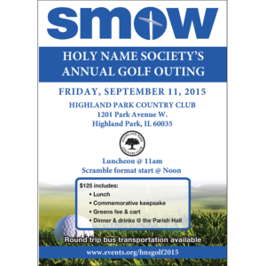 SMOW – 18 x 24 “Golf Outing” poster