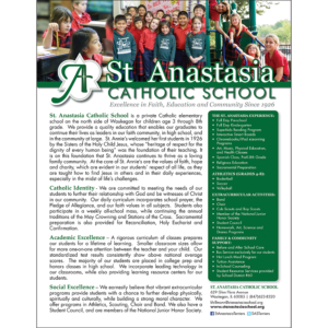 St. Anastasia Profile Sheet – single sided