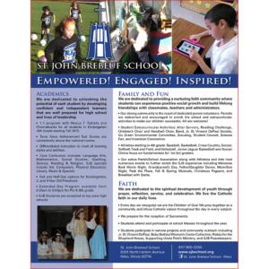 St. John Brebeuf Profile Sheet