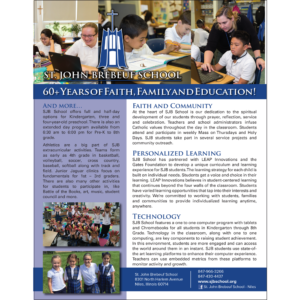 St. John Brebeuf Quick Facts sheet
