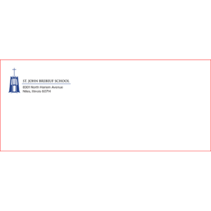 St. John Brebeuf #10 Envelope