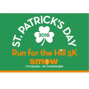 SMOW – St. Pat’s “Run for the Hill” Banner – 72 x 48